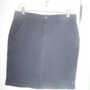 Woolrich Quilted Skirt Alsphalt Mini 8